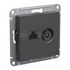 ATN000441 AtlasDesign Механизм розетки 1 гнездо без заземления, жемчуг (уп.10шт.) Systeme Electric (Россия) ATN000441 - фото 630715