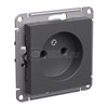 ATN000441 AtlasDesign Механизм розетки 1 гнездо без заземления, жемчуг (уп.10шт.) Systeme Electric (Россия) ATN000441 - фото 630721