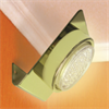 FG5382ECB Ecola GX53-N82 Cветильник настенный угловой золото (уп.40шт.) FG5382ECB - фото 630982