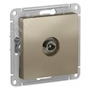 ATN000591 AtlasDesign Механизм TV розетки оконечной 1DB, шампань (уп.10шт.) Systeme Electric (Россия) ATN000591 - фото 631026