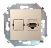1591598-031 S15 Розетка компьютерная RJ45 кат.5е, слоновая кость (уп.20шт.) Simon Electric 1591598-031 - фото 631490