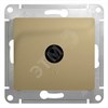 GSL000491 Glossa Розетка TV 1дБ оконечная 1 гнездо, титан, механизм (уп.10шт.) Schneider Electric GSL000491 - фото 631535