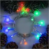 2361592 Гирлянда «Нить» 2.5 м, IP20, прозрачная нить, 25 LED, свечение мульти, фиксинг, 220 В Luazon Lighting 2361592 - фото 631735