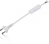 H03VVH2-F 2x0,5 (OMYp) (SP/W) серебро Соединительный провод с ручным выкл., 190см. (уп.100шт.) Zamel H03VVH2-F 2x0,5 (OMYp)  (-1 - фото 631803