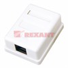 FD 03-0121/FD 6165 Компьютерная розетка 1 гнездо RJ-45 CAT5e (уп.25/200шт.) REXANT (Китай) FD 03-0121 - фото 631933