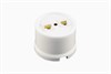 В1-303-21 "Лизетта" пластик Розетка телефон RJ11 + компьютер RJ45 белая (уп.36шт.) BIRONI В1-303-21 - фото 631998