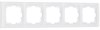 WL03-Frame-05 Snabb Basic Рамка на 5 постов, белая (уп.10шт.) Werkel™ a036629 - фото 632004