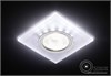 S215 W/CH/WH матовый/хром/MR16+3W (LED WHITE) Светильник встр. MR16 12V/220V max 50W (уп.50шт.) S215 W/CH/WH - фото 632052