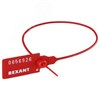 FD 07-6131 Пломба пластиковая номерная 320мм красная (уп.50шт.) REXANT (Китай) FD 07-6131 - фото 632121