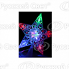 KOC_STAR10LED_RGB Фигурка "Макушка на елку "Звезда" 10 мигающих светодиодов шнур 2м IP20 Космос KOC_STAR10LED_RGB - фото 632124