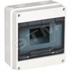 MKP72-N3-09-55 КМПн-9 IP55 Корпус пластиковый навесной для 9 автомат. выкл. (уп.20шт.) IEK® MKP72-N3-09-55 - фото 632275