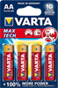 4706.101.404 Max-Tech LR6/316 BL4 Элемент питания (блистер 4шт.) (уп.40/200шт.) Varta 4706.101.404 - фото 632312