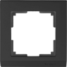 W0011808/WL04-Frame-01-black Stark Рамка на 1 пост черная (уп.10шт.) Werkel™ a050908-1 - фото 632343