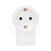 50199 Helium Розетка переносная с заземлением, белая (уп.4шт.) Legrand (Франция) 050199 - фото 632482
