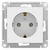 ATN001343 AtlasDesign Механизм розетки 1 гнездо с заземлением, лотос (уп.5шт.) Systeme Electric (Россия) ATN001343 - фото 632692