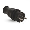 MUT-28 Вилка прямая каучуковая 220В 16А с з/к, IP44, черная (уп.50шт.) Mutlusan (Турция) 010083300028 - фото 632697