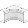 01721 NIAV IN-Liner Угол внутренний изменяемый 70-120° 25х30мм (уп.20шт.) ДКС 01721 - фото 633034