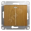 GSL000553 Glossa Двухклавишный выключатель с подсветкой (сх.5а), дуб, механизм (уп.20шт.) Schneider Electric GSL000553 - фото 633048