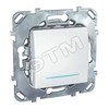 MGU5.201.18NZD ОДНОКЛАВИШНЫЙ ВЫКЛЮЧАТЕЛЬ (СХ.1) С ИНД. ЛАМП БЕЛЫЙ (уп.10шт.) UNICA MGU5.201.18NZD - фото 633084