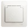 GSL000646 Glossa Механизм розетки 1 гнездо с заземлением со шторками и крышкой, перламутр (уп.5шт.) Schneider Electric GSL000646 - фото 633096