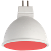 M2TR70ELC Ecola MR16 LED color 7,0W 220V GU5.3 Red Красный матовое стекло (композит) 47x50 M2TR70ELC - фото 633245