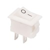 FD 36-2012 Выключатель клавишный прямоугольный 250V 3А (2с) ON-OFF белый (RWB-101) REXANT (Китай) FD 36-2012 - фото 633631