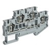 39968 LD555-1-40 ЗНИ - 4.0, JXB ST 4, серый Зажим пружинный, 4-проводной проходной 2 уровня (уп.50шт.) Stekker (Китай) 39968 - фото 633754