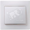 EVK10-K01-10-DM КВАРТА ВС10-1-0-КБ Одноклавишный выключатель 10А, в сборе, белый (уп.10шт.) IEK® EVK10-K01-10-DM - фото 633981