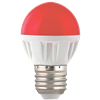 K7CR40ELB Ecola globe LED color 4,0W G45 220V E27 Red Лампа св/д шар красная (уп.10/100шт.) K7CR40ELB - фото 633990