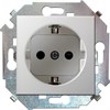 1591432-030 S15 Механизм розетки 1 гнездо с заземлением, белый (уп.20шт.) Simon Electric (Россия) 1591432-030 - фото 634116