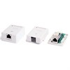 SB2-1-8P8C-C5e-SH-WH Розетка компьютерная RJ-45(8P8C), Cat.5е, ЭКРАН, 1 гнездо, внешняя Hyperline SB2-1-8P8C-C5e-SH-WH - фото 634202