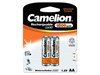 NH-AA1500BP2 Аккумулятор Ni-Mh AA 1,2В 1500mAh, блистер 2шт. (уп.24/384шт.) Camelion (Китай) NH-AA1500BP2 - фото 634208
