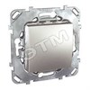 MGU5.205.30ZD ОДНОКЛАВИШНЫЙ ПЕРЕКРЕСТНЫЙ ПЕРЕКЛЮЧАТЕЛЬ (СХ.7) АЛЮМИНИЙ (уп.10шт.) UNICA TOP MGU5.205.30ZD - фото 634388