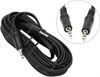 H-43380 Кабель аудио Jack 3.5 (m)/Jack 3.5 (m) 5м. черный Hama H-43380 - фото 634403