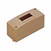 68022К Тусо.Щиток о/п на 2 модуля 130х50х65мм (коричневая) (КМПн-2) (уп.90шт.) RUVinil (Россия) 68022К - фото 634405