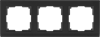 W0031808/WL04-Frame-03-black Stark Рамка на 3 поста черная (уп.10шт.) Werkel™ a050925-1 - фото 634597