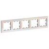 ATN000405 AtlasDesign Рамка 5 постов универсальная, жемчуг (уп.5шт.) Systeme Electric (Россия) ATN000405 - фото 634676