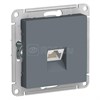 ATN000783 Atlasdesign Механизм розетки компьютерной RJ45 Cat.5e, грифель (уп.5шт.) Systeme Electric (Россия) ATN000783 - фото 634803