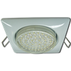 FW53S4ECB Ecola GX53 H4 Square Светильник встраиваемый, белый (уп.10/50шт.) FW53S4ECB - фото 634984