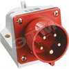 PSR52-016-5 Вилка 515 стационарная 3Р+РЕ+N16А 380В IP44 (уп.10шт.) IEK® PSR52-016-5 - фото 635172