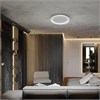 41558 AL5800 RINGFERON, 100W, Max. 7000Lm, 3000К-6500K, IP20, белый Светильник светодиодный управляемый с пультом 41558 - фото 635392