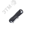 KOC120B 0,5Вт LED/1xAA/ABS-пластик c каучуковым напылением/зажим для крепления Фонарь ручной КОСМОС (Китай) KOC120B - фото 635553