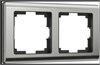 W0021602/WL02-Frame-02 Metallic Рамка на 2 поста, глянцевый никель (уп.10шт.) Werkel™ ВЫВЕДЕНА ИЗ АССОРТИМЕНТА a051002-1 - фото 635641
