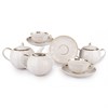 Сервиз чайный Московский с лентой форма Тюльпан 6/15 предметов, Дулево 720007 - фото 635900