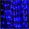 48606 CL28 230V 450 LED 3*3м, синий, IP44, сетевой шнур 3м Гирлянда - занавес Водопад FERON (Китай) 48606 - фото 636257