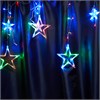48615 CL29 230V 138 LED мультиколор, звёзды, длина 3м, IP20 , сетевой шнур 3м в комплекте Гирлянда бахрома FERON (Китай) 48615 - фото 636279