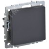 BR-V14-0-10-K53 ВС10-1-4-БрГ BRITE Механизм кнопки одноклавишной без фиксации (сх.1), графит (уп.10шт.) IEK® (Китай) BR-V14-0-10-K53 - фото 636963